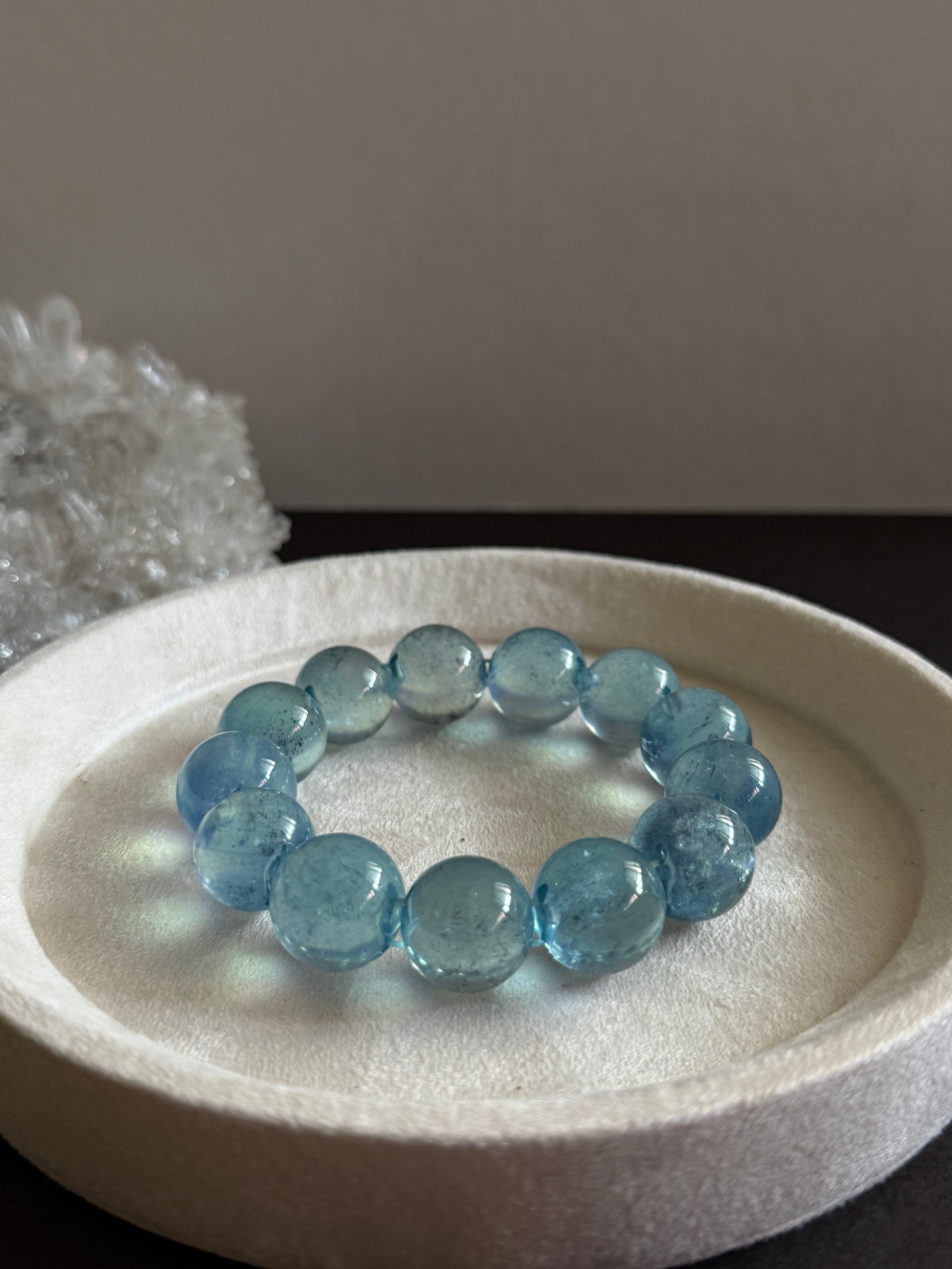 Aquamarine Bracelet (15mm)