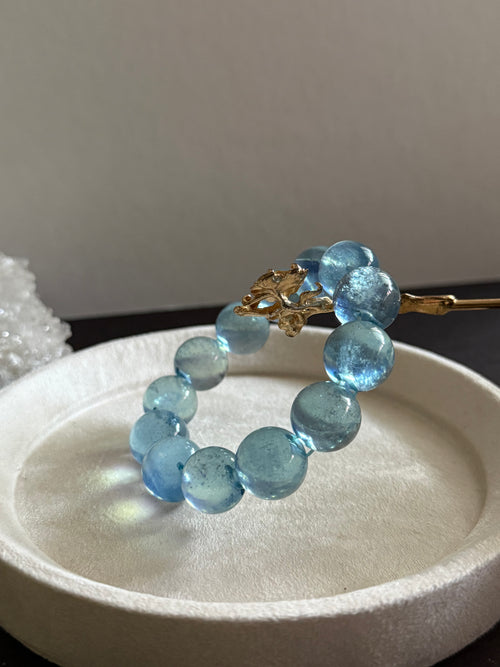 Aquamarine Bracelet (15mm)